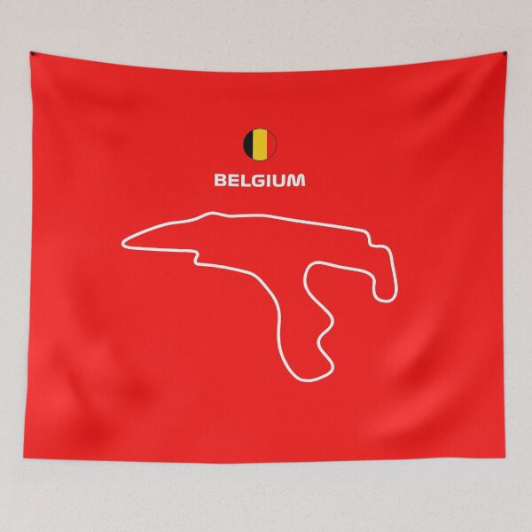 Item preview, Belgium Grand Prix Track Map designed and sold by ed-designs.