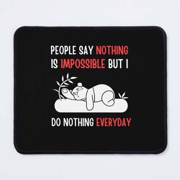Item preview, Challenge Accepted: Embrace the Power of Doing Nothing designed and sold by SimpliText.