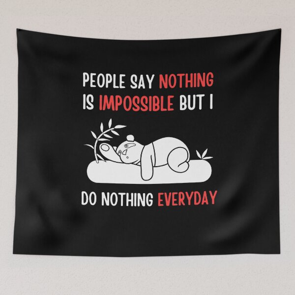 Item preview, Challenge Accepted: Embrace the Power of Doing Nothing designed and sold by SimpliText.
