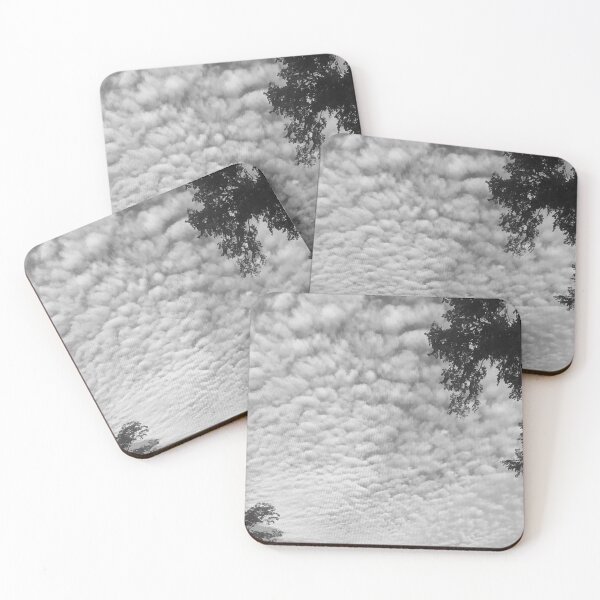 Item preview, Black and White Mackerel Sky - Art designed and sold by jolabrese.