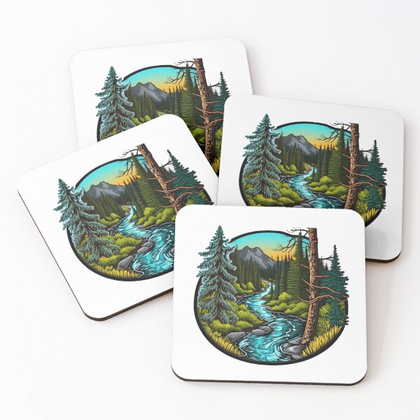 Item preview, Serene River Flowing Through the Trees designed and sold by OAK231.
