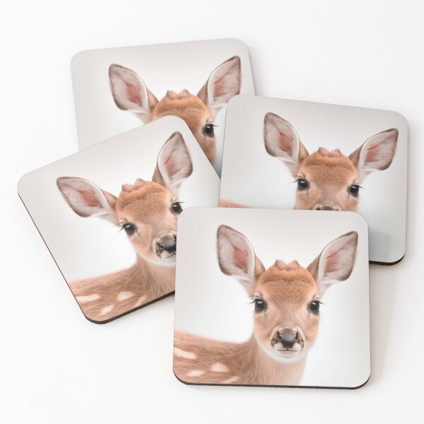 Item preview, Cute Baby Deer | Nursery Babyroom Animal Portrait | Forest Animals designed and sold by ANIMALAND DESIGN.