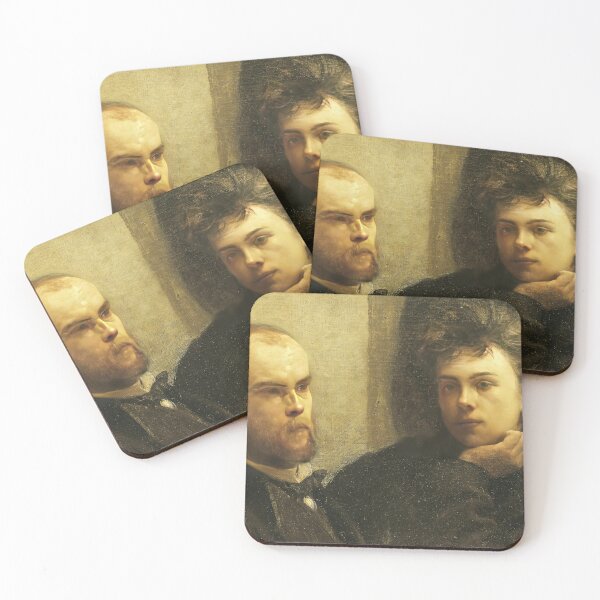 Item preview, Arthur Rimbaud and Paul Verlaine painting designed and sold by Paxalot.