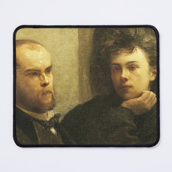 Item preview, Arthur Rimbaud and Paul Verlaine painting designed and sold by Paxalot.