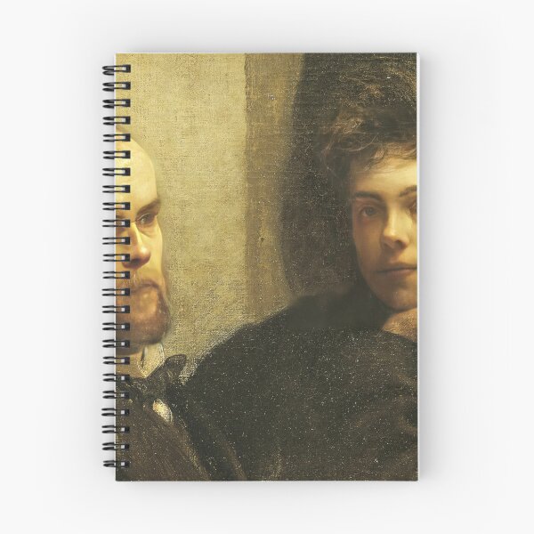 Item preview, Arthur Rimbaud and Paul Verlaine painting designed and sold by Paxalot.