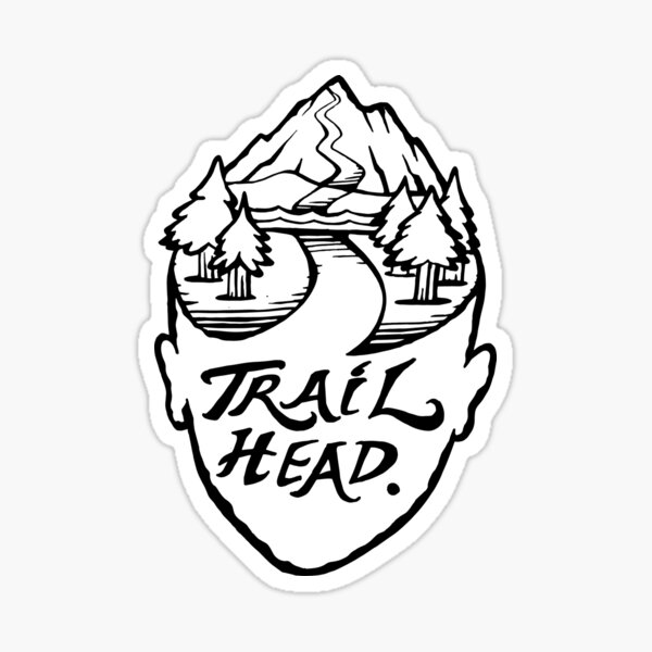 TrailHead - Landscape. Sticker