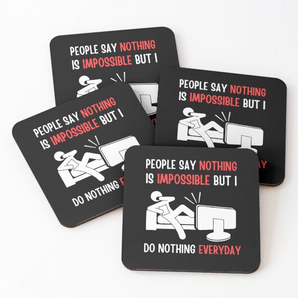 Item preview, Challenge Accepted: Embrace the Power of Doing Nothing designed and sold by SimpliText.
