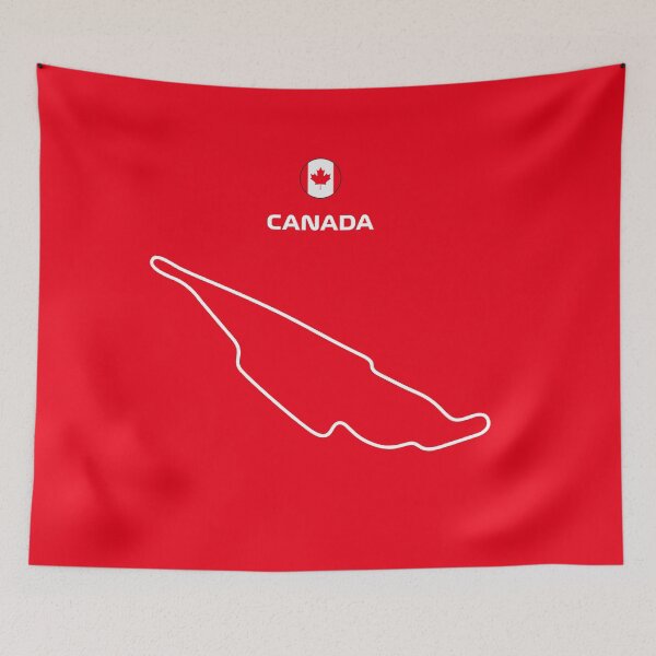 Item preview, Canada Grand Prix Track Map designed and sold by ed-designs.
