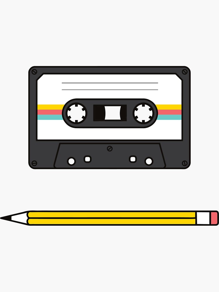 "Cassette tape repair kit" Sticker for Sale by nan00k Redbubble