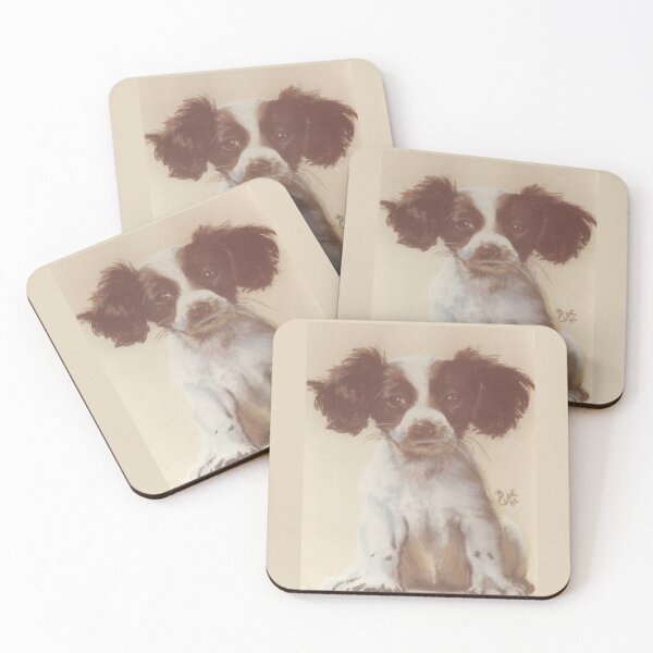 Item preview, Springer Puppy in Pastel designed and sold by BarbBarcikKeith.