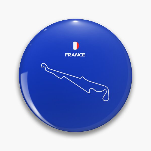 Item preview, France Grand Prix Track Map designed and sold by ed-designs.