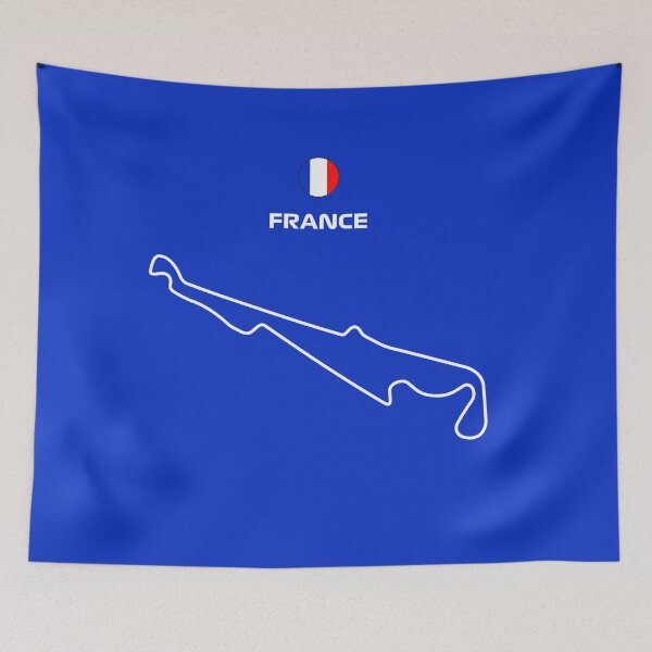 Item preview, France Grand Prix Track Map designed and sold by ed-designs.