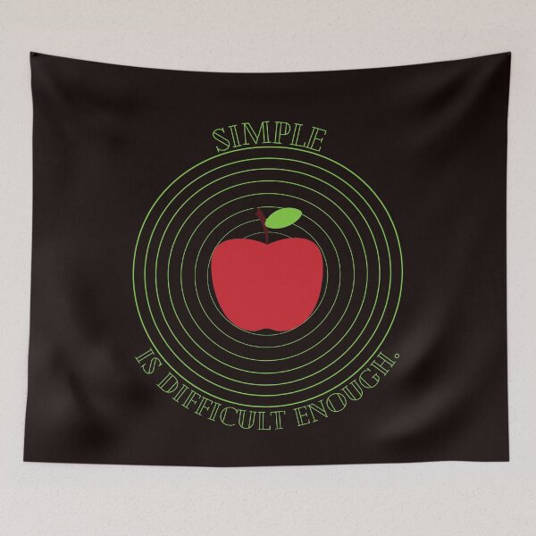 Item preview, Simple is difficult enough. designed and sold by sarantis.