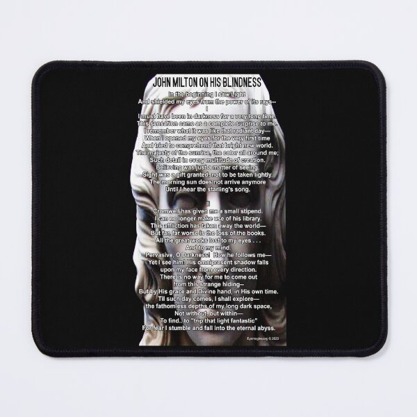 Item preview, John Milton On His Blindness designed and sold by EyeMagined.