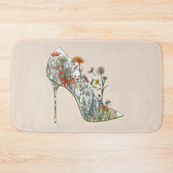 Item preview, Blooming higheel - wildflower high-heel designed and sold by EmeraldeaArt.