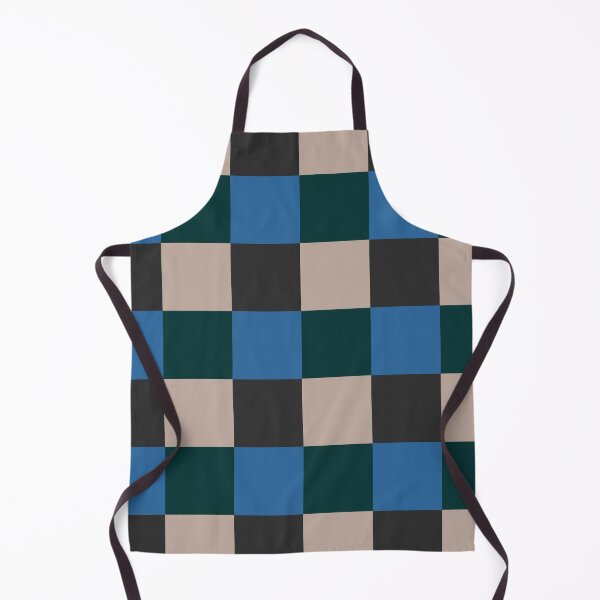 Item preview, Patchwork, Checkerboard, Green, Blue and Grey designed and sold by OneThreeSix.