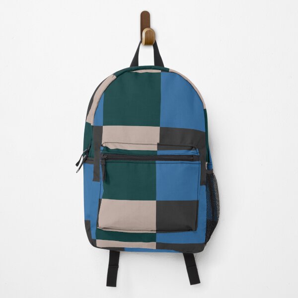 Item preview, Patchwork, Checkerboard, Green, Blue and Grey designed and sold by OneThreeSix.