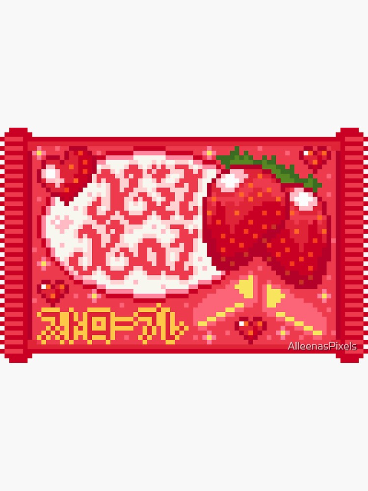 Kit Kat Pixel Art Sticker by AlleenasPixels