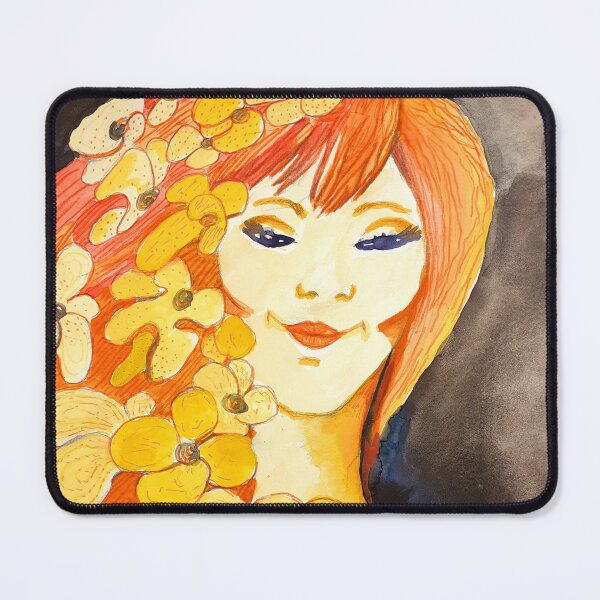 Item preview, Beautiful Ginger Girl With Flowers 002 designed and sold by Maltez.