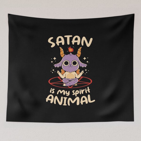 Item preview, Satan is My Spirit Animal by Tobe Fonseca designed and sold by Tobe Fonseca®.