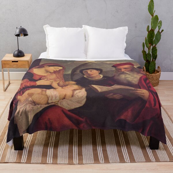 Item preview, Virgin and Child with St. Stephen, St. Jerome and St. Maurice by Titian designed and sold by The Great  Art.