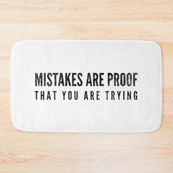 Item preview, Mistakes Are Proof That You Are Trying - Motivational Words designed and sold by texteestore.