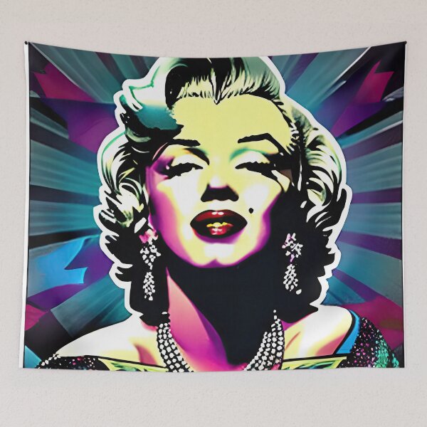Item preview, Marilyn Monroe AI Pop Art #84 designed and sold by Paxalot.
