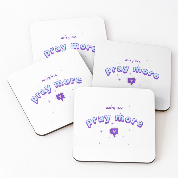 Item preview, Worry less, pray more designed and sold by softlycarol.
