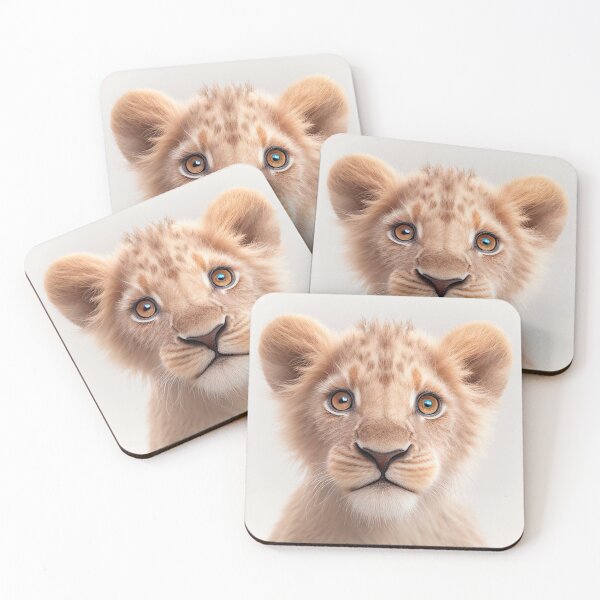 Item preview, Cute Baby Lion Cat 2 | Nursery Babyroom Animal Portrait | Wild Feline Cats designed and sold by ANIMALAND DESIGN.