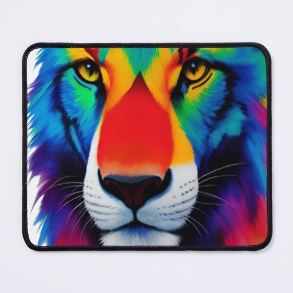 Item preview, colourful wolf face designed and sold by optimusprime39.