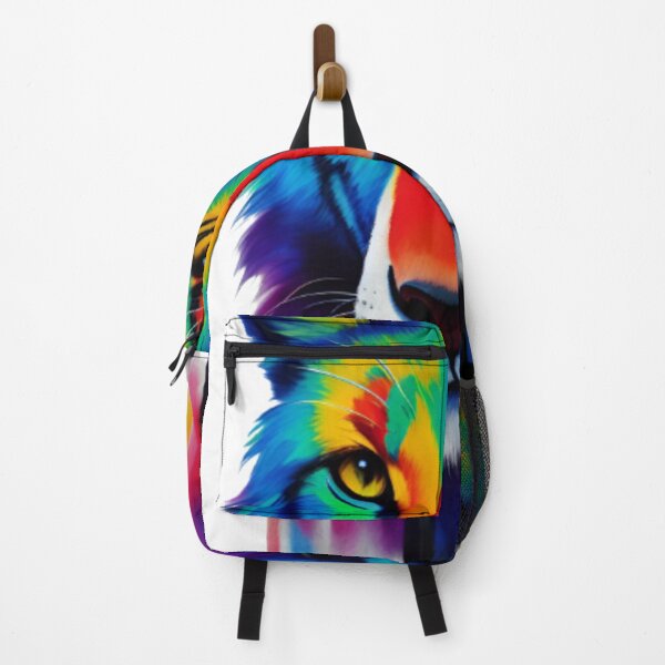 Item preview, colourful wolf face designed and sold by optimusprime39.