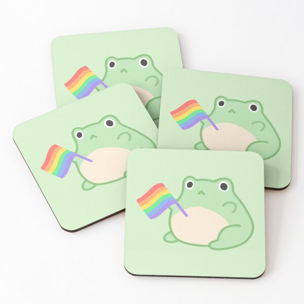Item preview, cute lgbtq frog designed and sold by artbysarana.