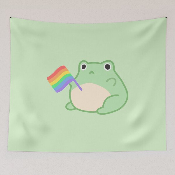Item preview, cute lgbtq frog designed and sold by artbysarana.