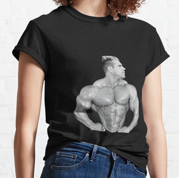 : Jay Cutler Cartoon T-Shirt (Medium, Red) : Clothing