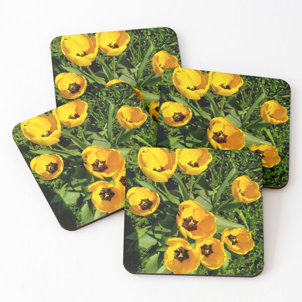 Item preview, Beautiful Yellow Tulips - Yellow Flowers designed and sold by funkyfreshfinds.