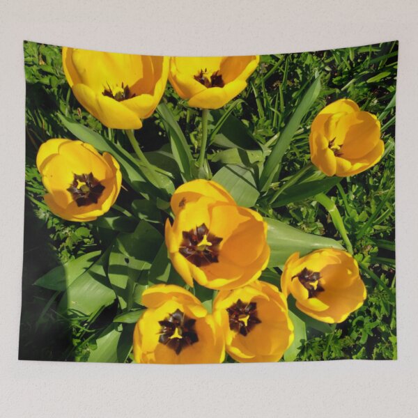 Item preview, Beautiful Yellow Tulips - Yellow Flowers designed and sold by funkyfreshfinds.