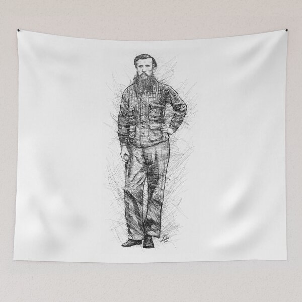 Item preview, JOHN HANNING SPEKE pencil portrait .1 designed and sold by lautir.