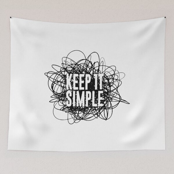 Item preview, KEEP IT SIMPLE - It is ok not to be ok! designed and sold by SALENTOmadness.