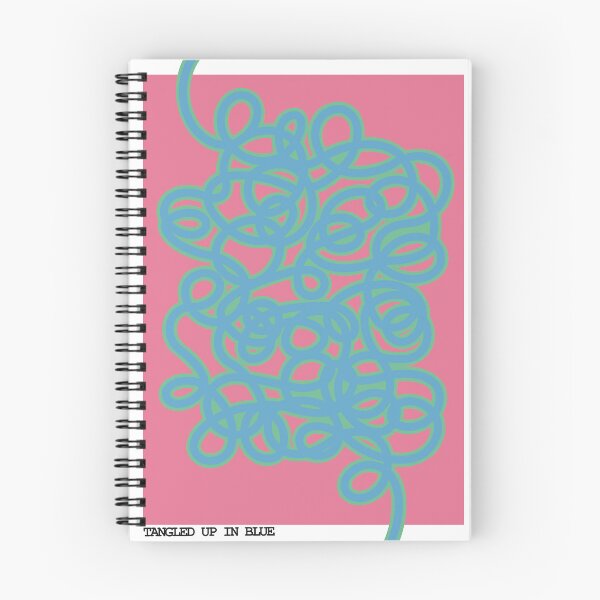 Item preview, Blue tangle abstract print  designed and sold by Becstrates.