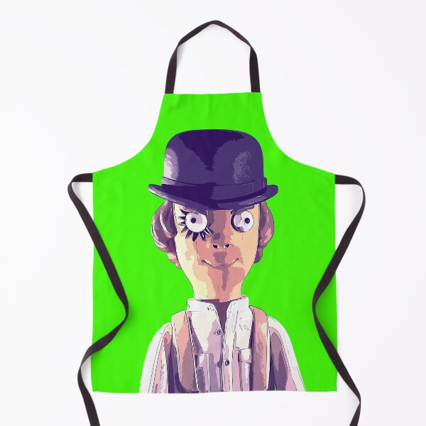 Item preview, Alex DeLarge Portrait - cartoon puppet Green designed and sold by PeterADesign.