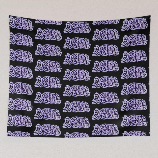 Item preview, Existing is Exhausting Chrome Type design (mental health awareness) designed and sold by Niche Religion.