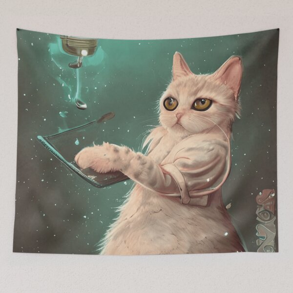 Item preview, Beautiful Cat In A Light designed and sold by Blue  Dragon.