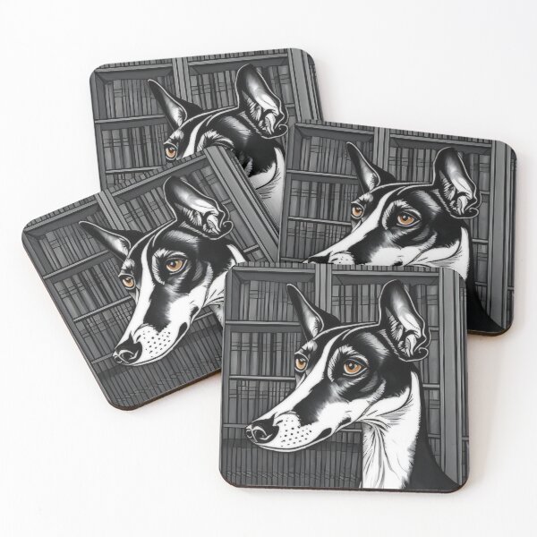 Item preview, Smart Snoot Greyhound designed and sold by CuteCoffeeCupCo.