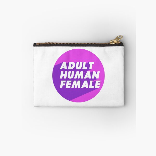 Item preview, Adult Human Female Round Design Pink Purple Alternate Version  / RadFem - Woman Definition designed and sold by WomaNation.