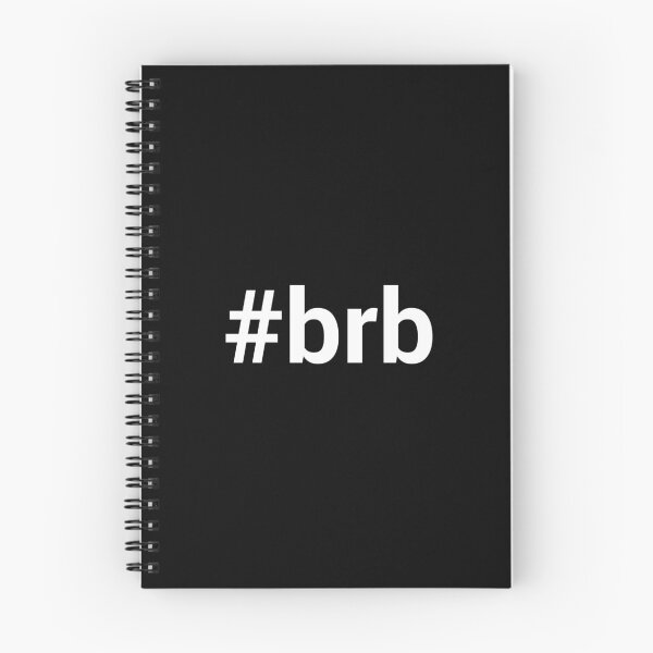 Item preview, #brb designed and sold by typographyco.