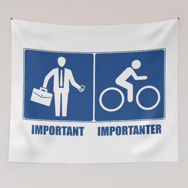 Item preview, Work Is Important, Cycling Is Importanter designed and sold by Esskay Designs.