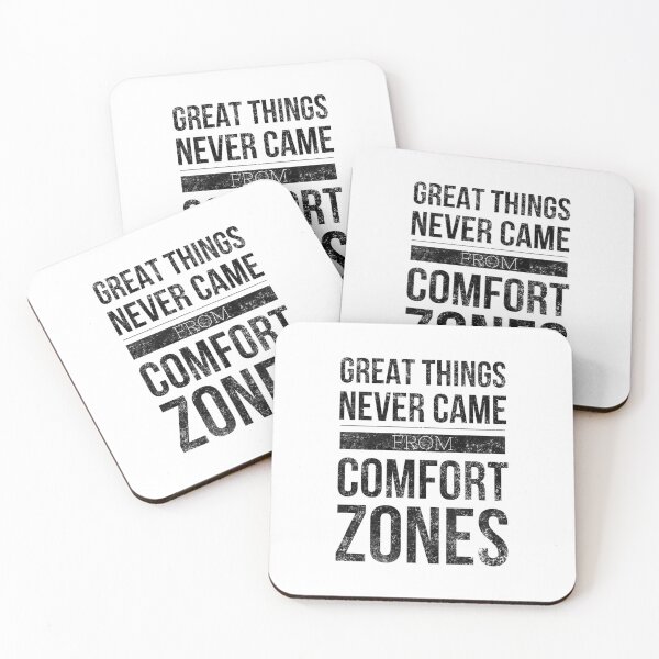 Item preview, Great Things Never Came From Comfort Zones - Motivational Words designed and sold by texteestore.