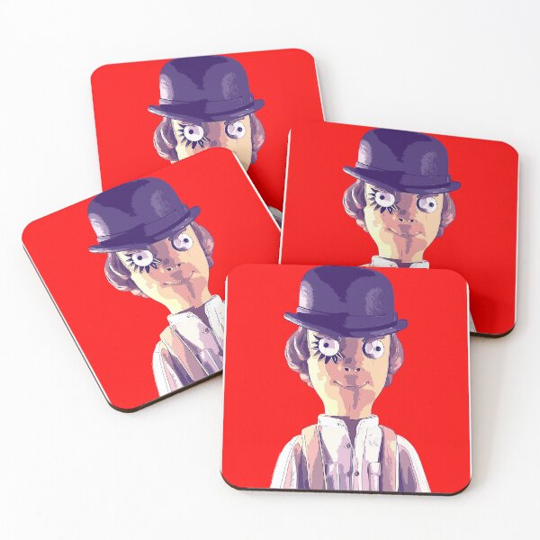 Item preview, Alex DeLarge Portrait - cartoon puppet red designed and sold by PeterADesign.
