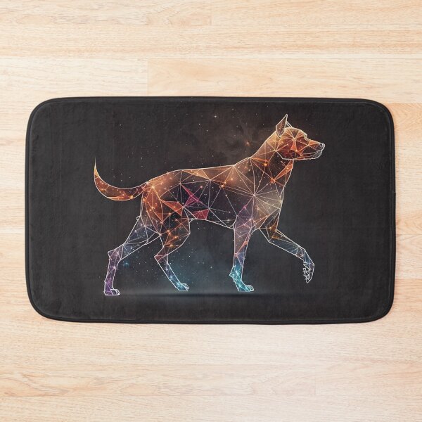 Item preview, Geometric Dog Constellation (Orange) designed and sold by mhart64.