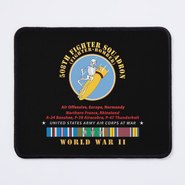 Item preview, AAC - 508th Fighter Squadron (Fighter Bomber), Campaigns - EUR SVC X 300 designed and sold by Military Insignia Products.